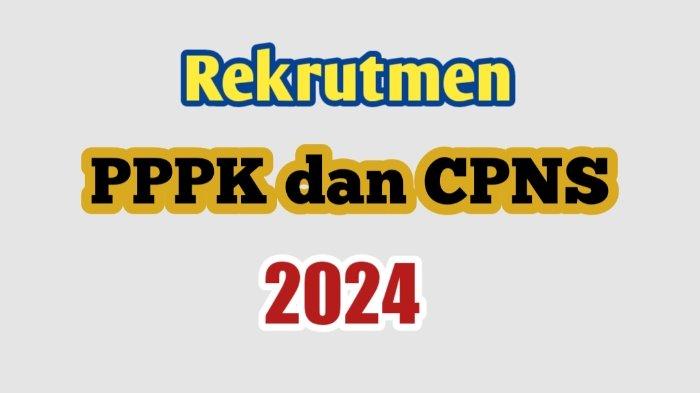 Ini Rincian Alokasi Formasi CPNS dan PPPK 2024 untuk Pusat dan Daerah