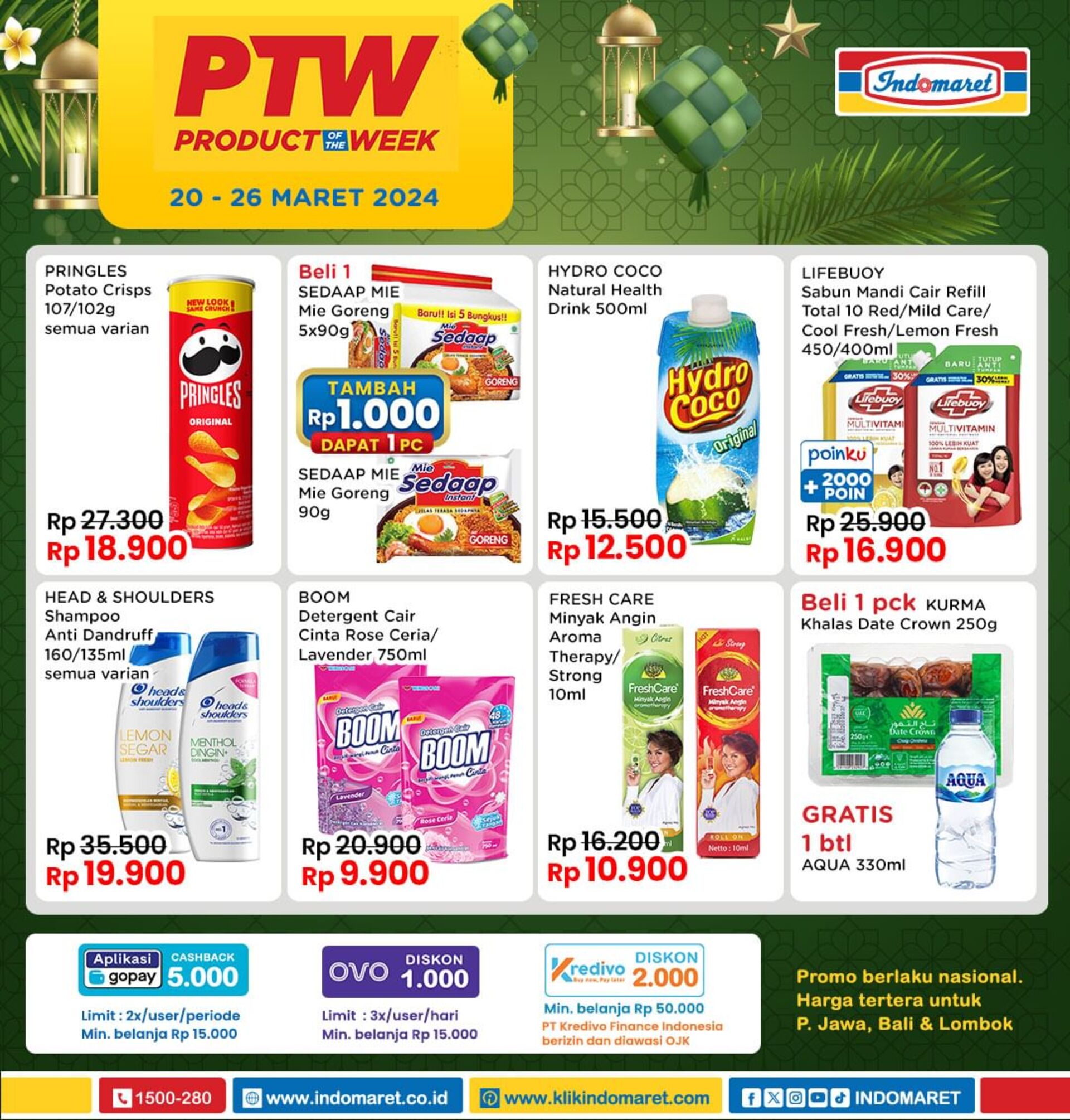 KHUSUS HARI INI! Indomaret Menggelar Promo PTW, Diskon Hingga Puluhan Ribu!