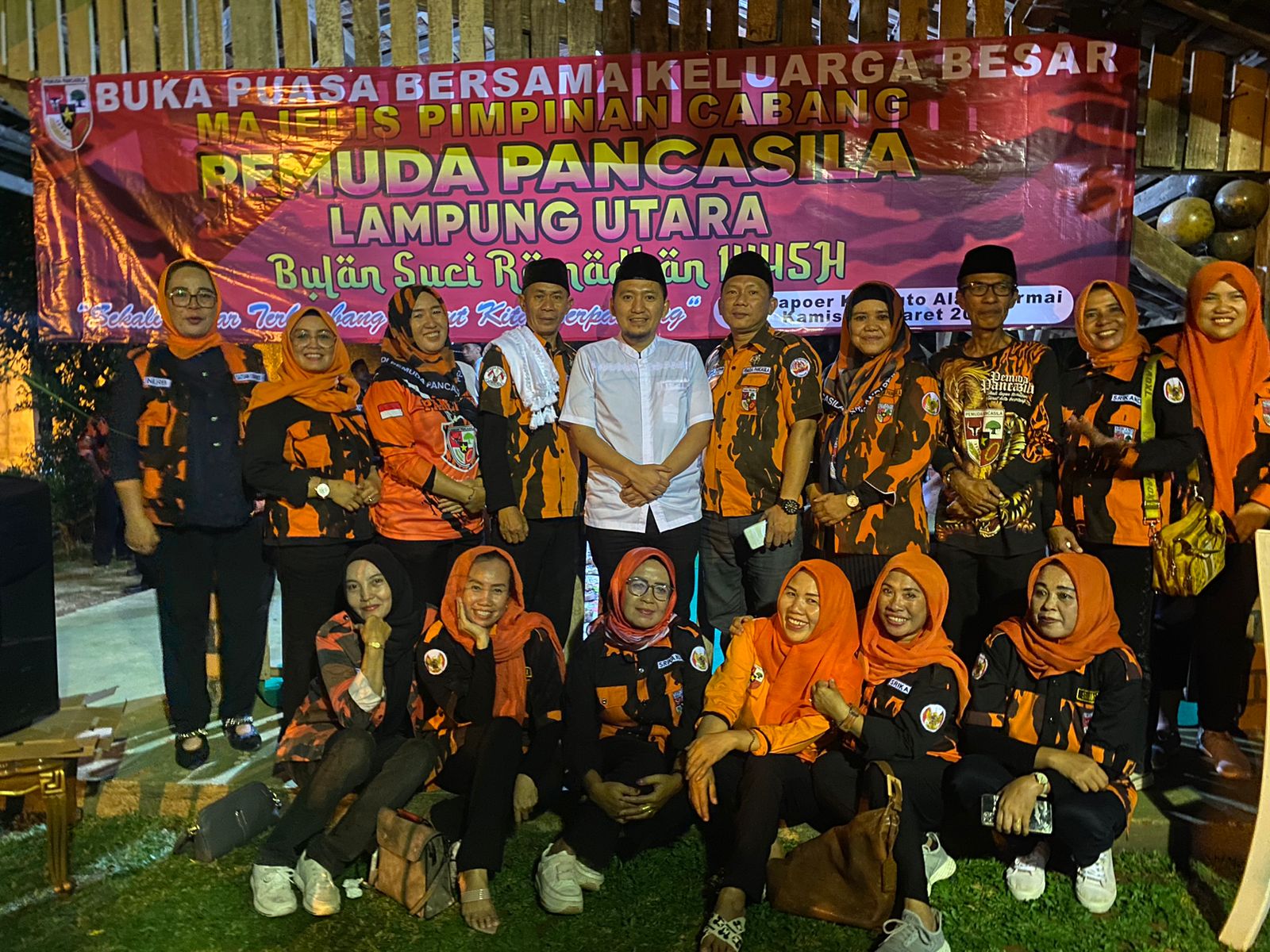 Pemuda Pancasila Lampura Gelar Buka Puasa Bersama di Pondok Dapur K3 Kuto Alam Permai