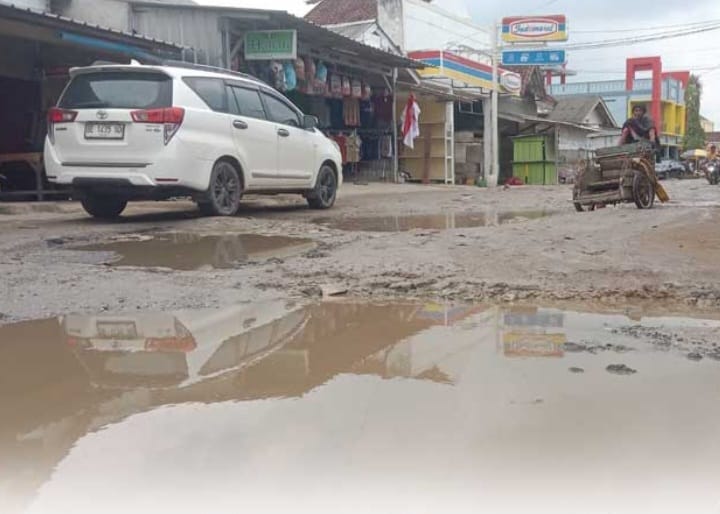 Jalan Sentral Perekonomian di Desa Muara Gadingmas Terbengkalai: Warga Menyalahkan Janji Pemilihan Gubernur