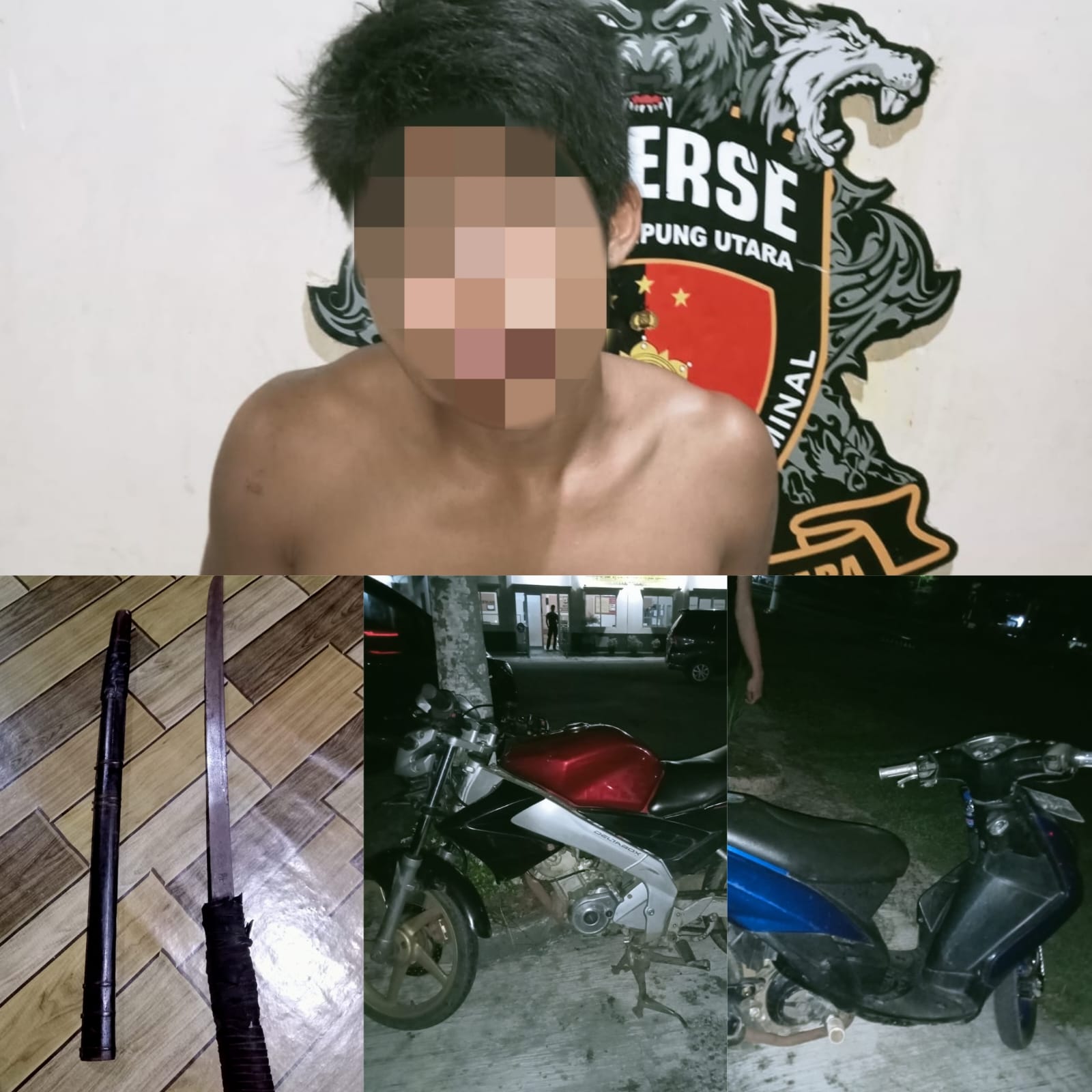 Tekab 308 Presisi Sat Reskrim Polres Lampung Utara Ringkus Seorang Residivis Pelaku Curat