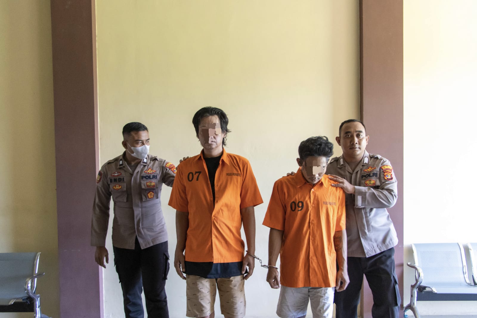  Rumah Kos di Pringsewu Digeledah Polisi: Dua Tersangka Pesta Narkoba Ditangkap