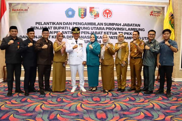  Aswarodi Resmi Dilantik sebagai Penjabat Bupati Lampung Utara