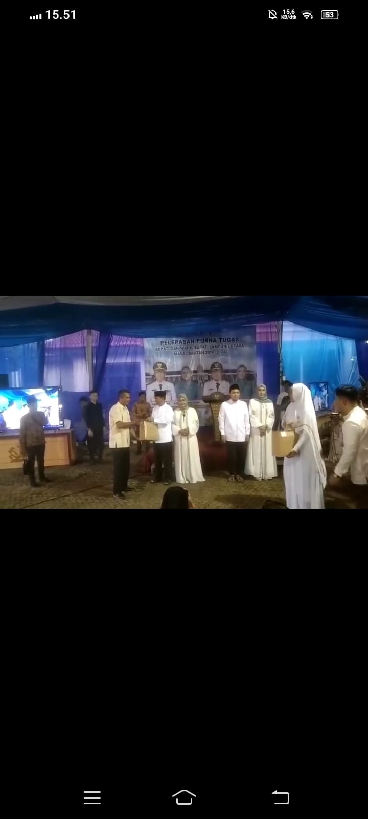  Pelepasan Purna Tugas Bupati dan Wakil Bupati Lampung Utara Masa Jabatan 2019-2024