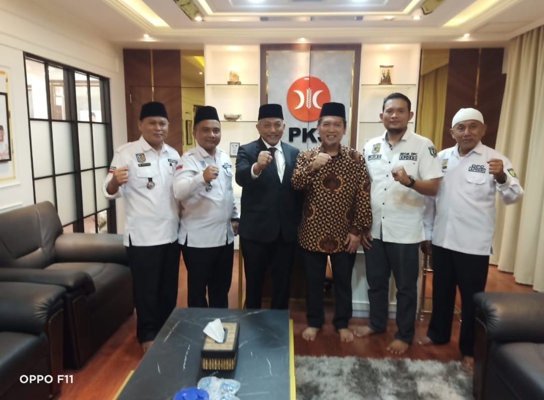 Pengurus APDESI Kabupaten Pringsewu Bertemu dengan Ketua DPP PKS