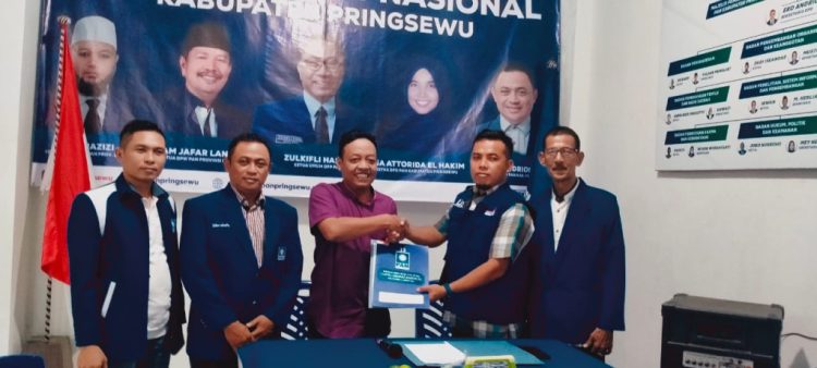 Fajar Fakhlevi Ambil Formulir di PAN Setelah Mengambil di PDIP