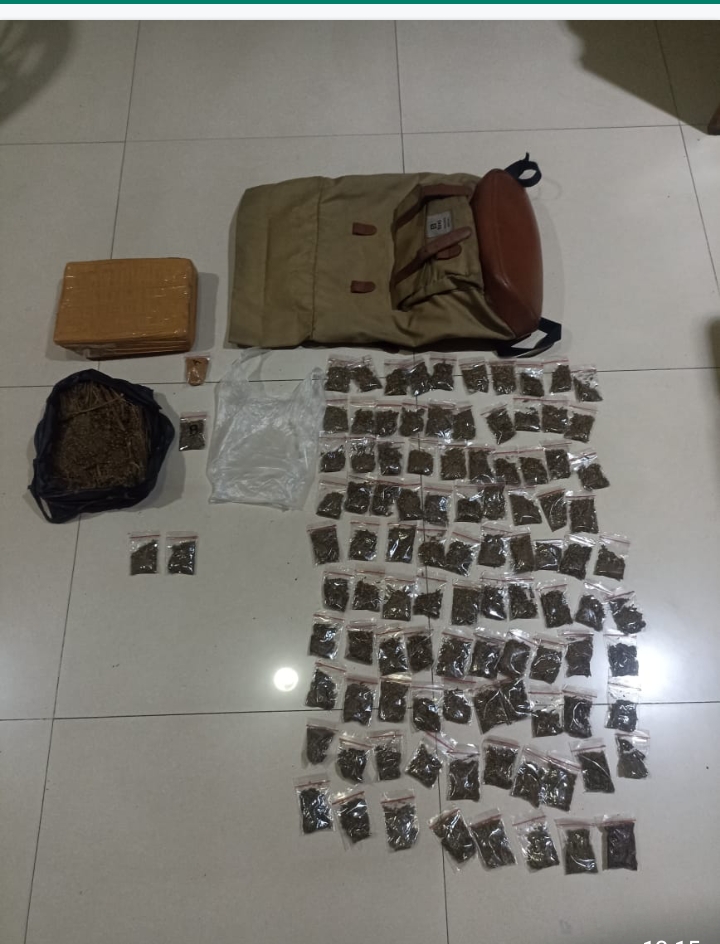 Polresta Bandar Lampung Berhasil Mengungkap Kasus Narkoba, 2 Kg Ganja Disita