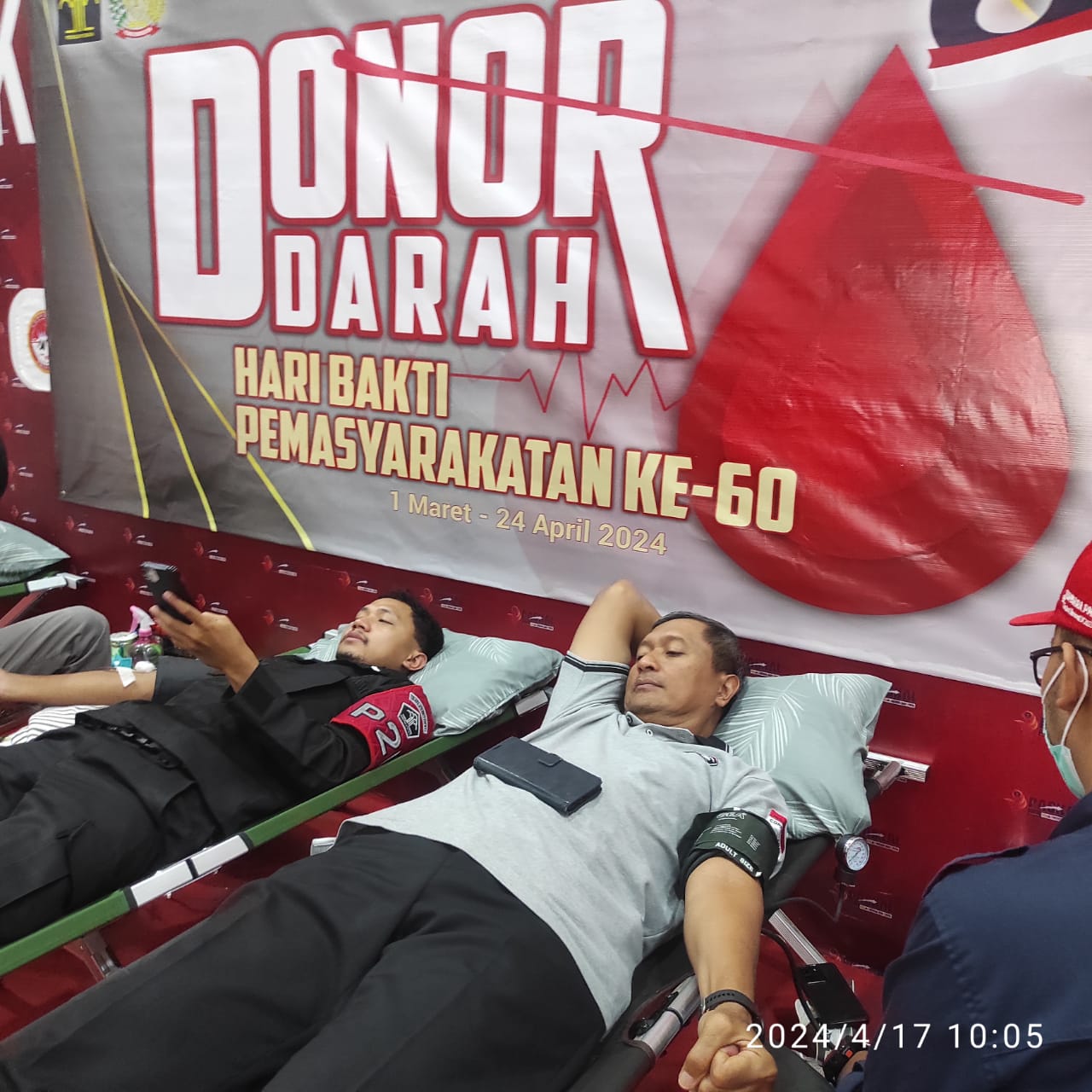 Petugas Lapas Kalianda Berikan Kontribusi Melalui Donor Darah: Semoga Bermanfaat Bagi Masyarakat