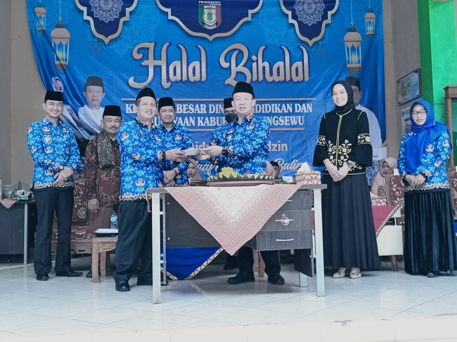 Pj. Bupati Pringsewu Marindo Kurniawan Hadiri Halal Bil Halal Dinas Pendidikan