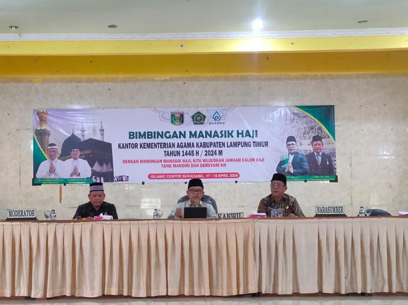 Kemenag Lampung Timur Gelar Manasik Haji Bagi Calon Jamaah Haji