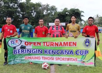 Open Turnamen Sepak Bola Beringin Kencana Cup 2024 Resmi Dibuka