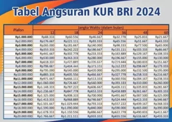 Angsuran Mulai dari Rp300 Ribu: Tabel Angsuran Terbaru Program KUR BRI untuk Pinjaman Rp10 Juta