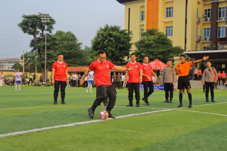 Jaga Silaturahmi Antarinstansi Jelang Pilkada: Polda Lampung Menggelar Liga Mini Soccer
