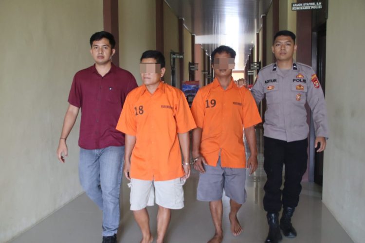 Dua Tersangka Pencurian Ternak Diamankan Polisi di Tanggamus