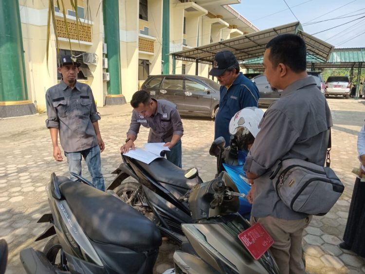 Sekretariat Daerah Pringsewu Gelar Apel Kendaraan Dinas Roda Dua