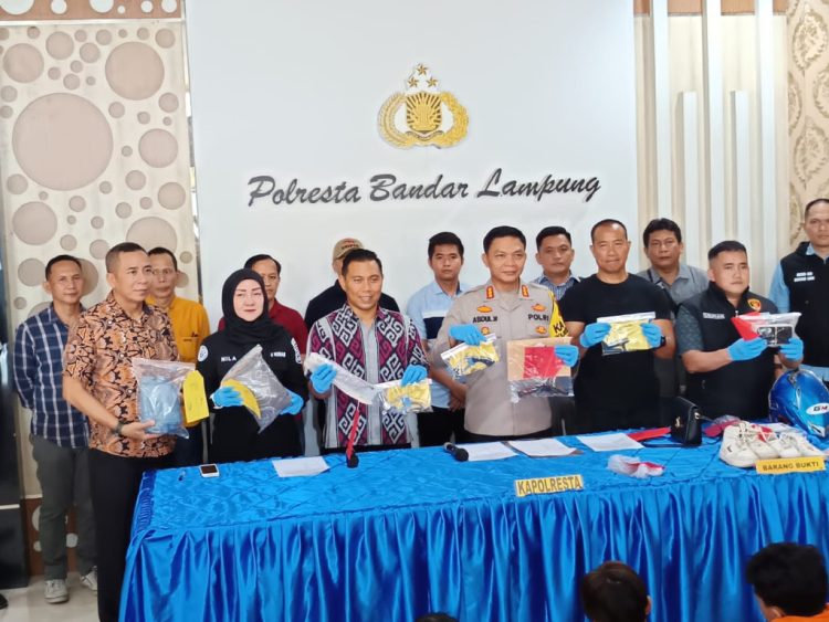 Polisi Tangkap 50 Penjahat di Bandar Lampung Selama Operasi Sikat Krakatau 2024