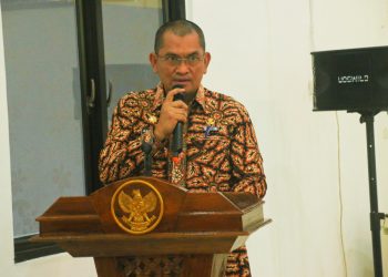 Pj Aswarodi Hadiri Rakor Persiapan Pilkada Lampung Utara 2024