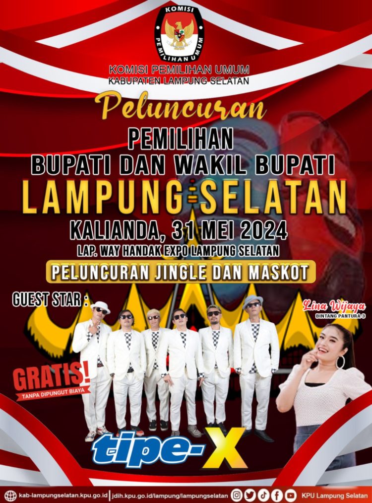 KPU Lampung Selatan Siapkan Peluncuran Jingle dan Maskot Pemilihan Bupati dan Wakil Bupati 2024