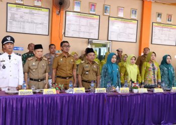 Pj. Sekda Lampung Tengah Sambut Tim Penilai Lomba Kampung Tingkat Provinsi