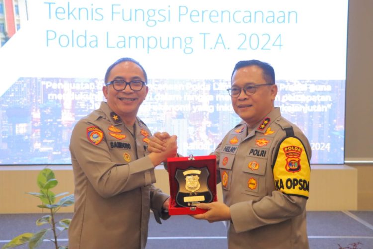 Polda Lampung Gelar Rapat Koordinasi dan Pembinaan Fungsi Teknis Perencanaan Tahun Anggaran 2024