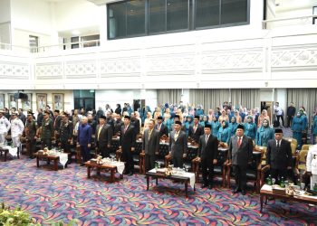 Pj. Bupati Pringsewu Hadiri Pelantikan Pj. Bupati Mesuji dan Tubaba