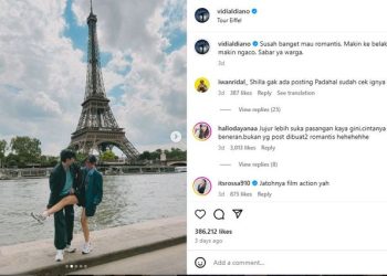 Saat Vidi Aldiano dan Sheila Dara Berlibur di Paris: Momen Kocak yang Bikin Tertawa