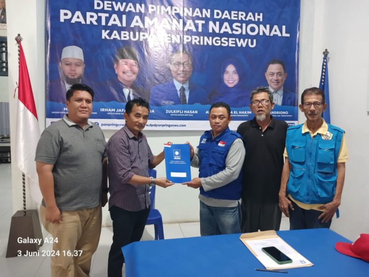 Andreas Andoyo Diberikan Rekomendasi Cakada oleh DPP PAN untuk Pilkada Pringsewu 2024