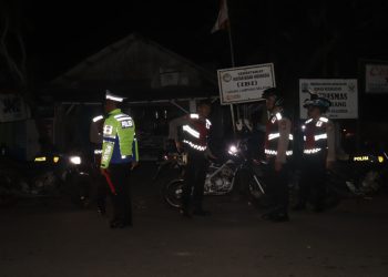 Listrik Padam, Polres Lampung Selatan Adakan Patroli Black Out