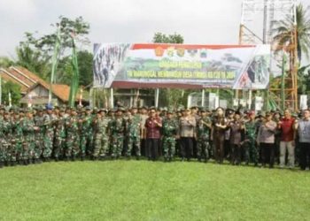 Gotong Royong Sukseskan TMMD ke-120 Kodim 0421/LS, Lampung Selatan!