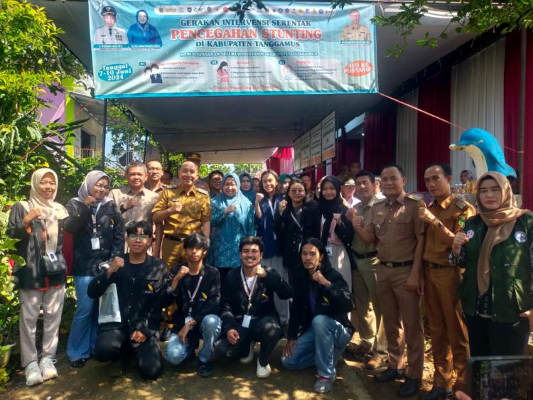 Peluncuran Gerakan Intervensi Serentak Pencegahan Stunting oleh PJ Bupati Tanggamus