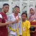 Muhammad Rizky Prasetyawan, seorang atlet taekwondo dari Club Saburai Taekwondo Lampung Selatan