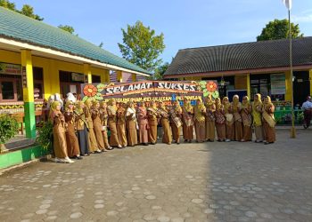 Meriah, Gelar Karya dan Perpisahan Siswa SDN 5 Kelapa Tujuh Kotabumi-Lampura