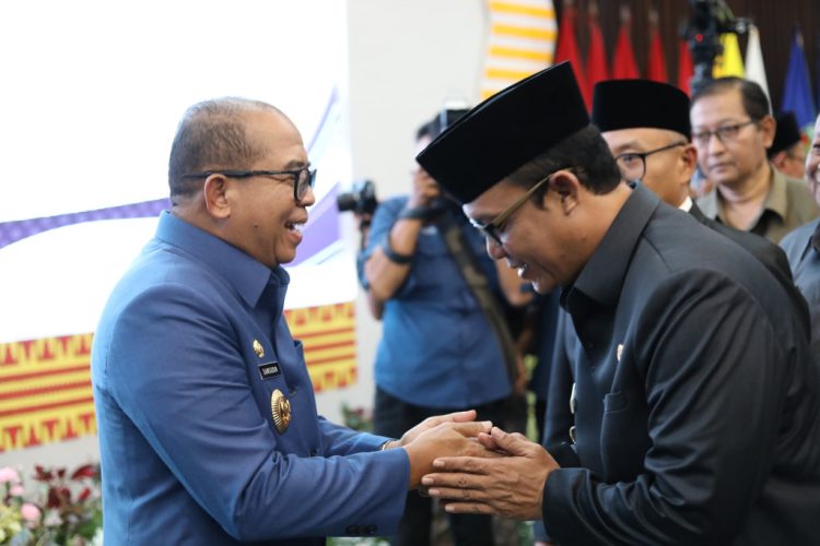Wakil Bupati Lampung Tengah Hadiri Sertijab Pj Gubernur Lampung