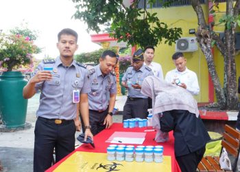 Deklarasi “Bersinar” Lapas Kalianda Bersama Kanwil Kumham Lampung dan BNN Lampung