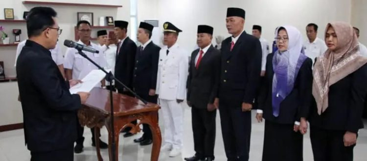 Perombakan Pejabat Eselon III Dinas Kominfo Lampung Selatan