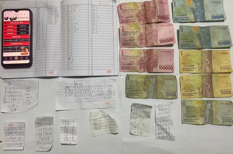 Bandar Judi Online Togel Dirungkus Satreskrim Polres Pesawaran, Tersangka Seorang Ibu Rumah Tangga