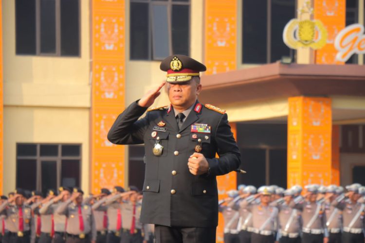 Upacara Hari Lahir Pancasila di Polda Lampung