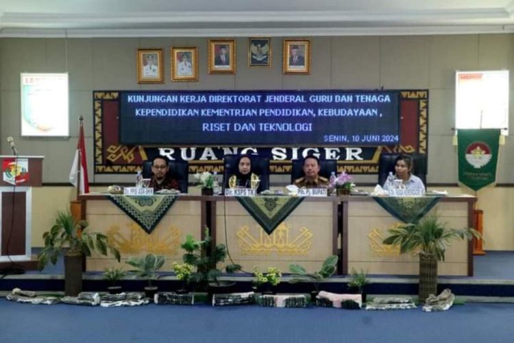 Direktorat Jenderal GTK Kemendikbudristek Lakukan Kunjungan Kerja ke Lampung Utara