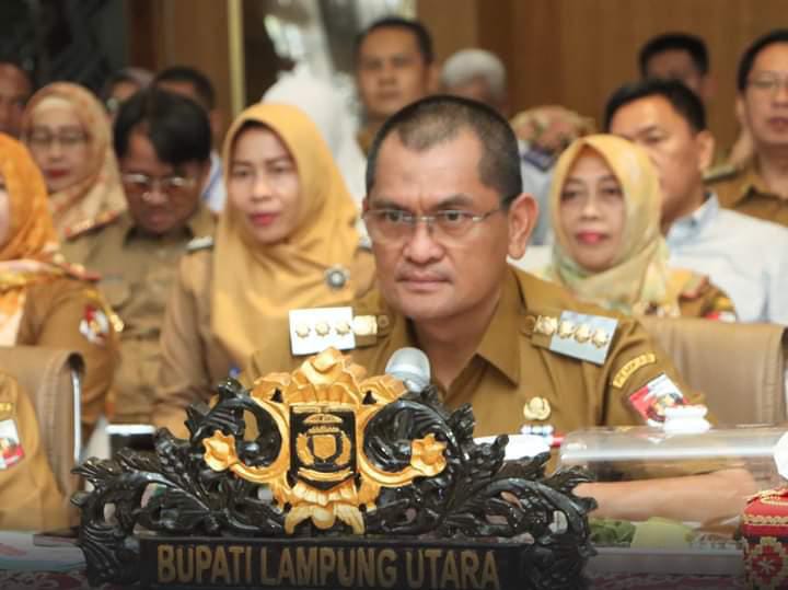 Pj. Bupati Lampung Utara Ikuti Zoom Asistensi dengan Tim Irjen Kemendagri