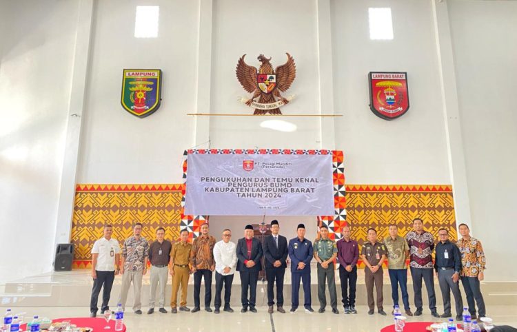 Pj Bupati Lampung Barat Kukuhkan Pengurus Baru BUMD PT. Pesagi Mandiri