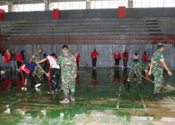 Jelang Kapolri Cup, Kawasan GWH Lamsel Mulai Dibersihkan 