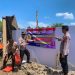 Polres Lampung Utara Pasang Banner Anti-Pungli di Jalan Lintas Tengah