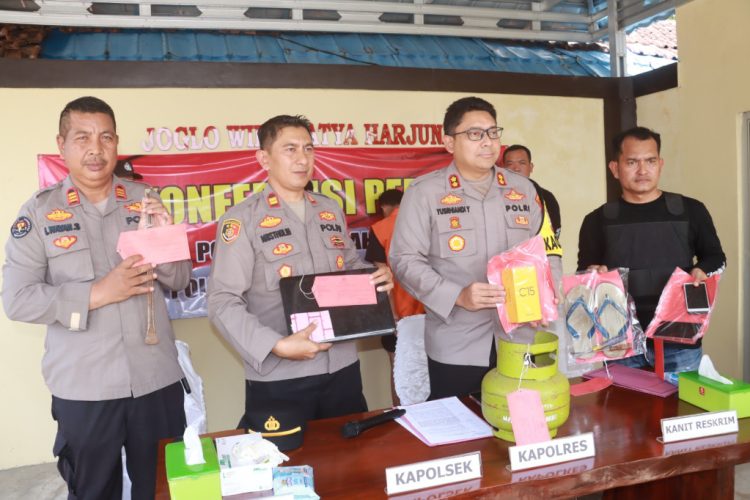 Tekab 308 Tangkap Dua Pembobol Rumah di Bakauheni Lampung Selatan
