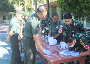 Letkol Inf Rinto Wijaya, tes urine anggota Kodim 0422/LB.