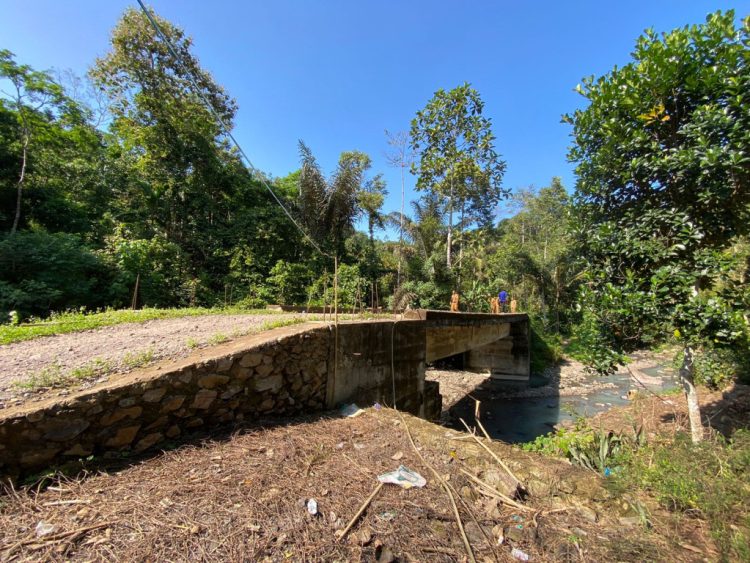 Dinas PUPR Pesawaran Assesment Pembangunan Jembatan di Dusun Pancur