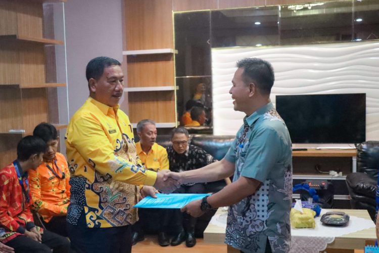 Serah Terima Jabatan di Dinas Kominfotik Lampung Tengah