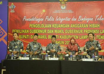 Penandatanganan Pakta Integritas Pemilihan 2024 di Lampung Tengah