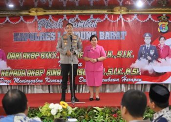 Pj Bupati Lampung Barat Apresiasi Kinerja Kapolres Lama dan Menyambut Kapolres Baru
