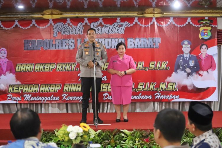 Pj Bupati Lampung Barat Apresiasi Kinerja Kapolres Lama dan Menyambut Kapolres Baru