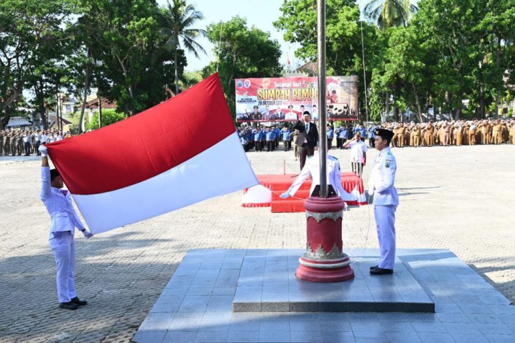 Pemerintah Daerah Lampung Selatan Peringati Hari Sumpah Pemuda ke-96 dengan Upacara Khidmat